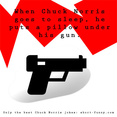 Pillow Joke Chuck Norris