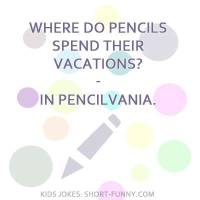 Kid Joke Pencil