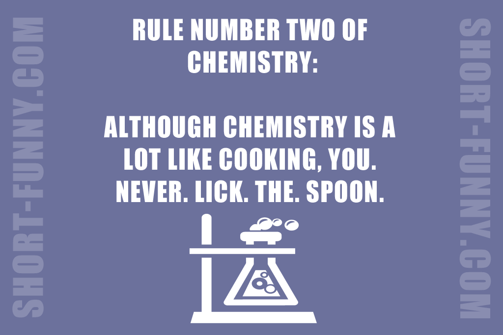 Funny side of chemistry