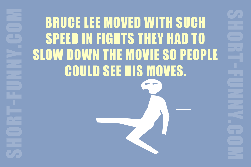 Amazing Bruce Lee fun fact