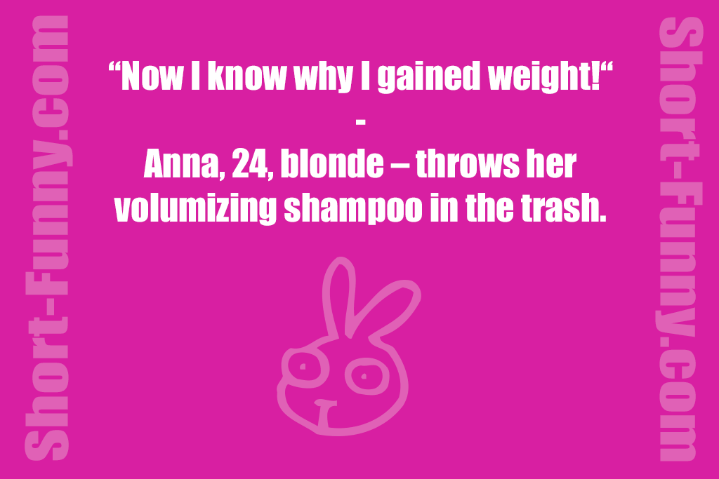 Blonde Joke about Shampoo