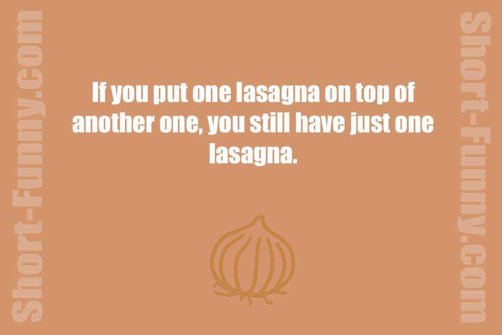 Infinite Lasagna Fun Fact