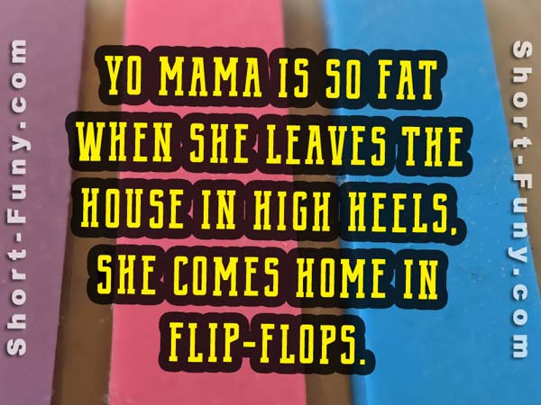 Yo Moma Flip Flop Joke