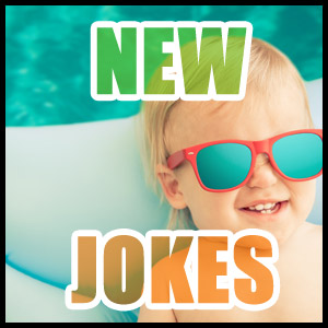 Sign saying new jokes